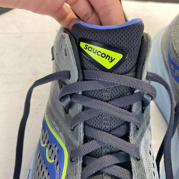 Saucony Women's S10830-15 Ride 16 Running Shoes, Fossil/Pool, Size 9.5 Wide US - Picture 9 of 15